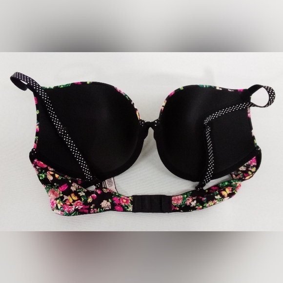 Victoria's Secret Bra 38C Underwire Push-up Floral Flower - Picture 2 of 5